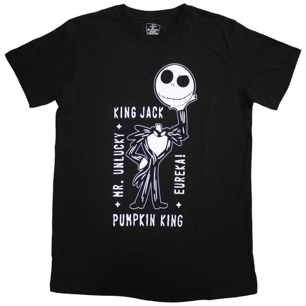 The Nightmare Before Christmas Unisex Adult Headless Jack Skellington T-Shirt /